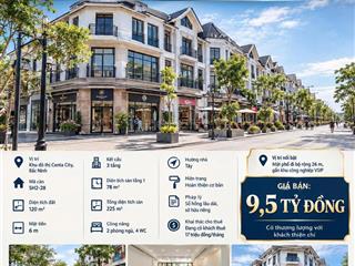 Cần bán gấp căn shophouse sh2 centa city mặt phố đi bộ, đang cho thuê 17tr/tháng