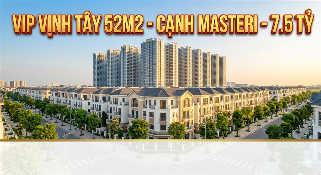 Vịnh tây 52m2  rẻ hơn căn 48m2  cắt lỗ sốc 7.5 tỷ  vinhomes ocean park 3