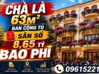 Ôi rẻ quá,vin ocean park 2, 63m2 sẵn sổ gần chung cư, nhà để xe giá 8,65 tỷ bao phí. 0961 522 ***