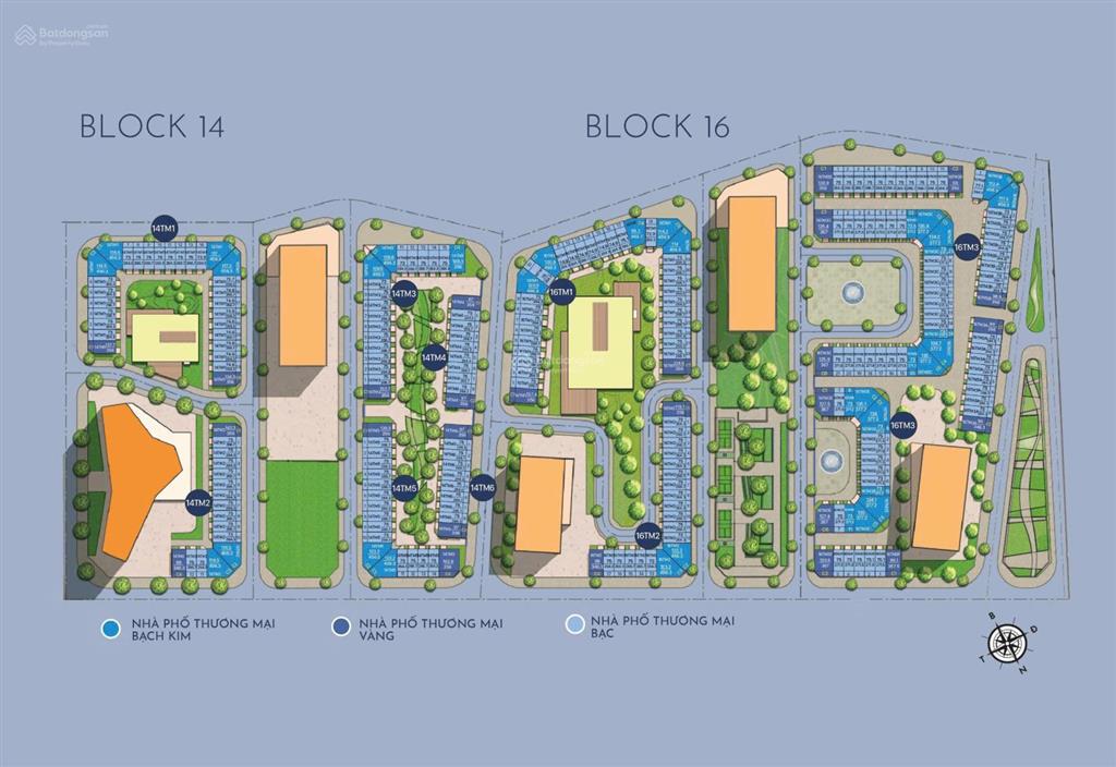 Bán shophouse 5pn, 5wc tại the manor central park, 30 tỷ, 75m2