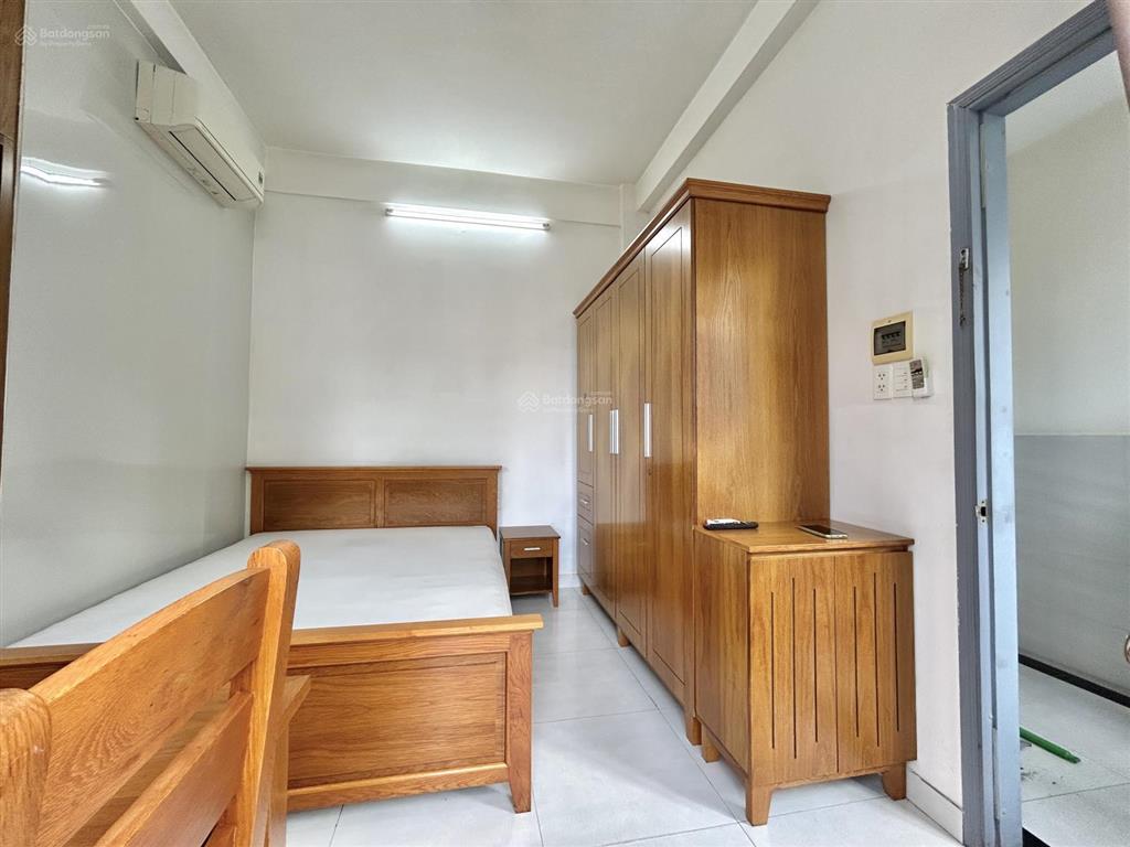 Căn hộ studio full nt, thang máy, bảo vệ khu sân bay, tân bình. kế bên công viên gia định