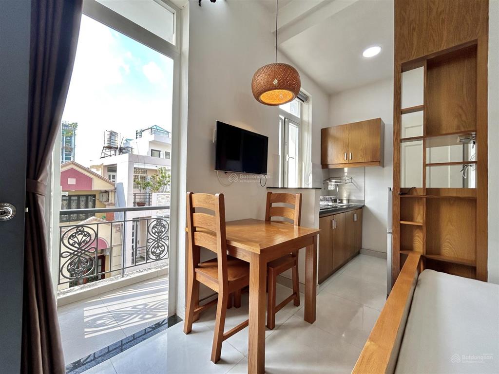 Căn hộ studio full nt, thang máy, bảo vệ khu sân bay, tân bình. kế bên công viên gia định