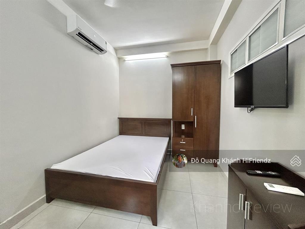 Căn hộ cho thuê, có thang máy, có bảo vệ, đầy đủ nội thất gần công viên gia định