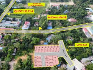 Chính chủ cần bán lô góc 2 mặt tiền  giá 550tr/ full thổ, sẵn sổ