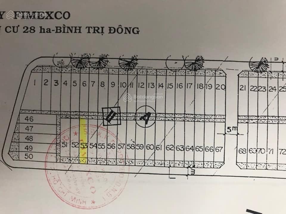 Bán đất mt đường số 25, khu tên lửa, dt (4x20m) giá 9.15 tỷ
