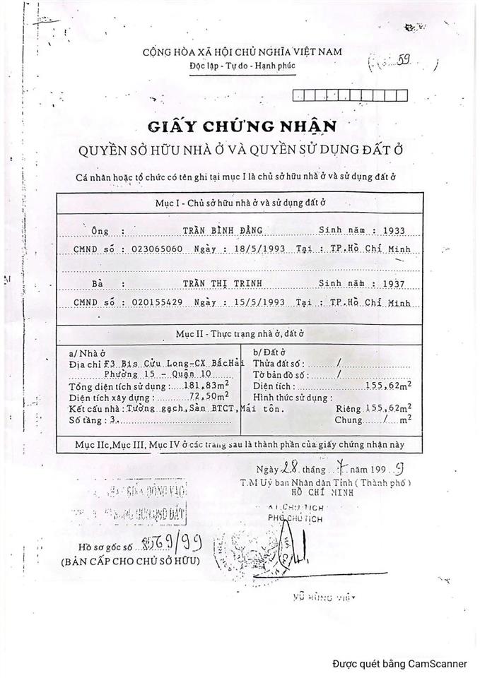 Toà nhà 9 tầng góc cửu long  trường sơn q10, dt 6,2x25m giá 39 tỷ hđt 220tr