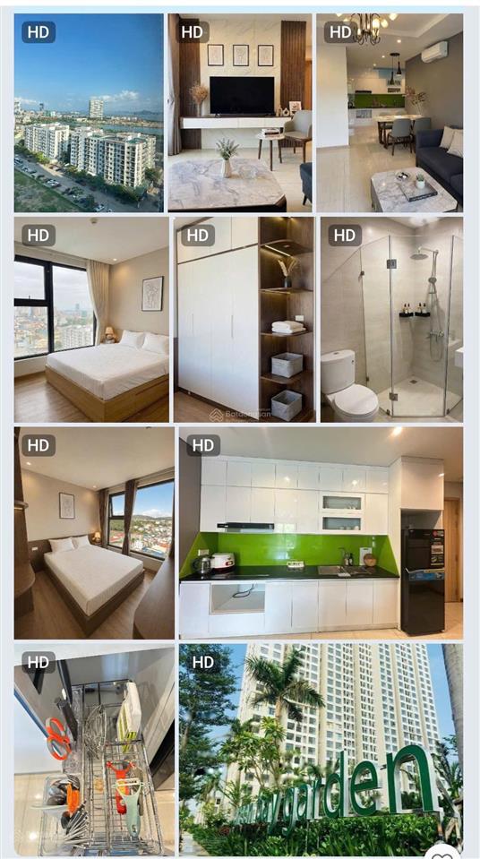 Bán cc green bay garden, 1,59 tỷ, 37 m2, 1pn, 1wc, đầy đủ nội thất, hạ long