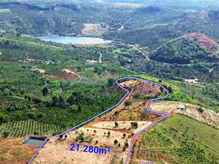 Cần bán lô đất nghỉ dưỡng view hồ, thác và thung lũng 2.1 hecta chỉ 1 tỷ 850 triệu nguyên lô