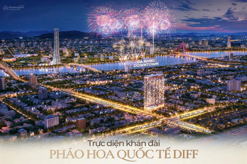 Căn hộ 2pn biển mỹ khê the poet residence, dự kiến chỉ từ 5,8 tỷ căn 2pn, khai thác du lịch cực tốt