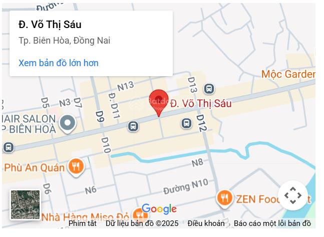 Bán 840m2 đất, 32m mặt tiền vip đường võ thị sáu, biên hòa, giá 199 tỷ,  0906 694 ***