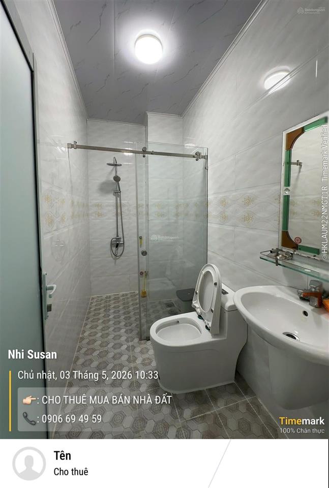 Cho thuê nhà 1 trệt 2 lầu. khu d2d. ph thống nhất. 0906 694 ***
