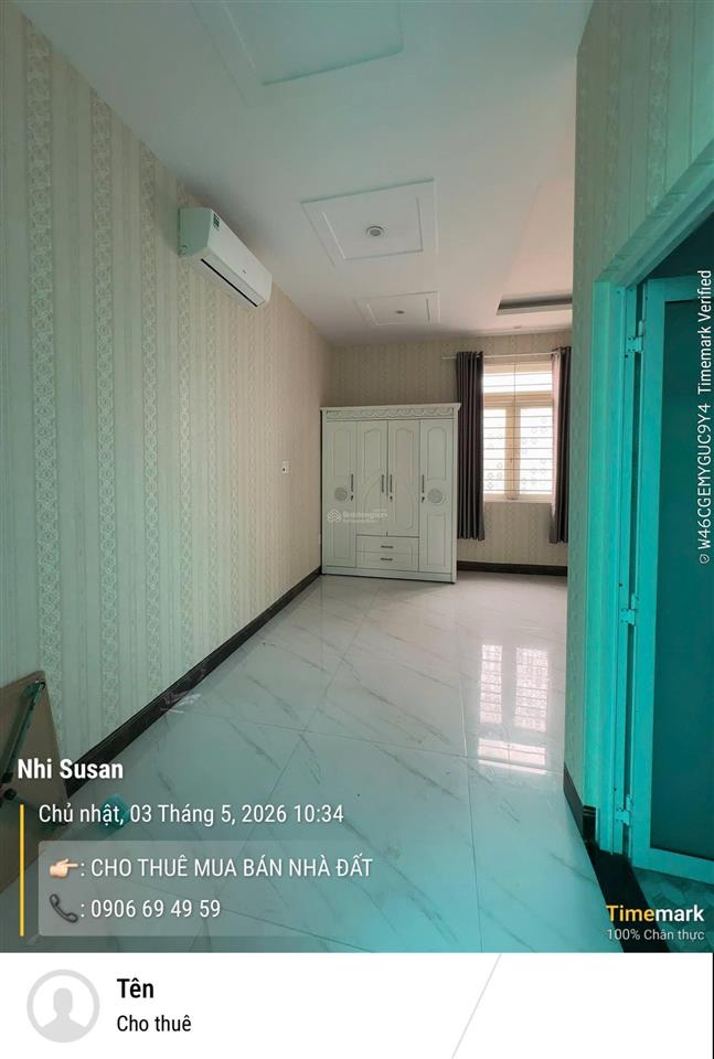 Cho thuê nhà 1 trệt 2 lầu. khu d2d. ph thống nhất. 0906 694 ***