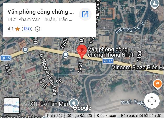 Cho thuê mbkd cấp 4 phạm văn thuận gần vincom. dt 385m2, 100tr/tháng,  0906 694 ***