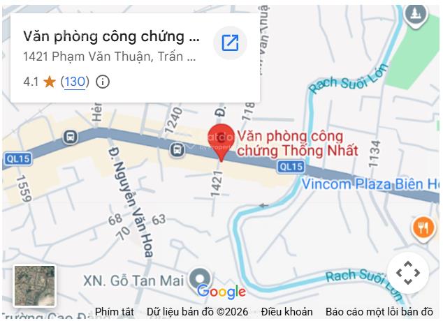Cho thuê mbkd cấp 4 phạm văn thuận gần vincom. dt 385m2, 100tr/tháng,  0906 694 ***