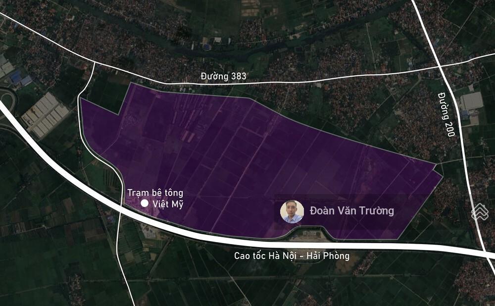 Bán đất xd nhà máy kcn số 1 hưng yên cạnh cao tốc hà nộihải phòng diện tích từ 10.000m2.giá 3.1tr