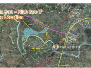 Bán đất công nghiệp tại kcn tiên sơn  ninh sơn (ez park)  việt yên  bắc giang. dt 8000m2