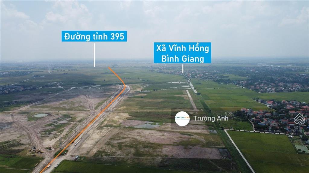 Mở bán kcn phúc điền mở rộng  xã vĩnh hưng  bình giang  hải dương. diện tích 8000m2. 2,7tr/m2