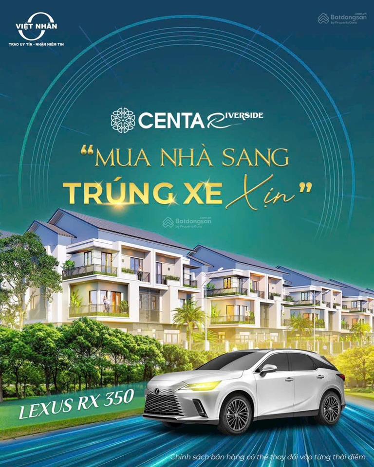 Biệt thự giá gốc chủ đầu tư centa riverside  nơi an cư lạc nghiệp chuẩn quốc tế