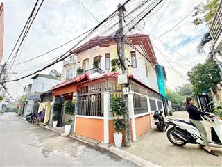 Nhà góc 2 mặt tiền q12 hẻm ô tô, ngang lớn hiếm, full nội thất