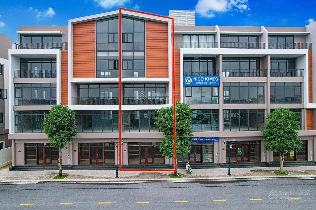 Rẻ hơn gần 3 tỷ so với trong tết, liền kề 75m2 vịnh thiên đường đối diện cổng công viên nước.