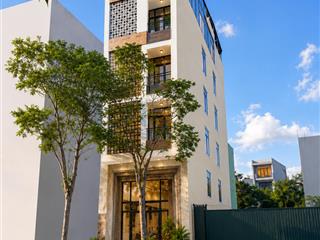 Bán tòa văn phòng 6 tầng đoàn khuê  100m²  trung tâm nam việt á  sát sun hoàng trà  13 tỷ