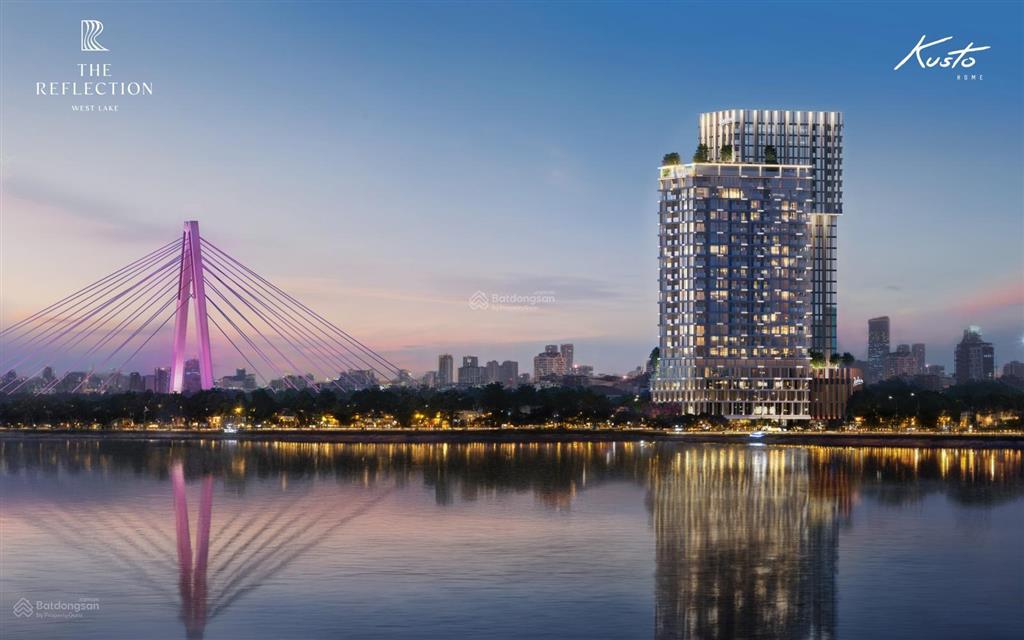 Chỉ 6 tỷ/ căn studio & 1pnsở hữu lâu dài tại the reflection westlake, view trọn sông hồng