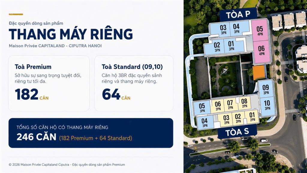 Capitaland chính thức ra mắt căn hộ hạng sang tại lõi ciputra tây hồ  maison privée