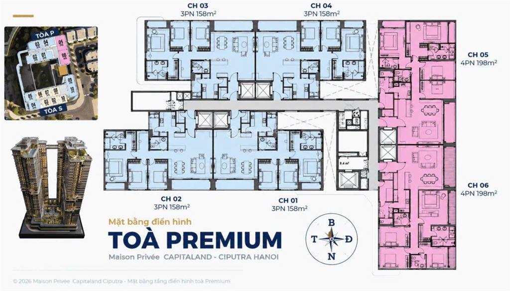 Chính thức nhận booking  dự án maison prive'e by captialand  ciputra tây hồ