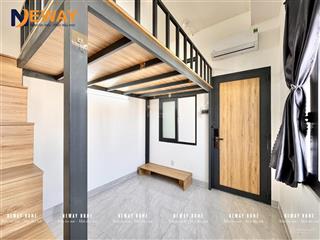 Duplex mới xây ra vào phòng vân tay full nội thất có cửa sổ thoáng , thuận tiện di chuyển