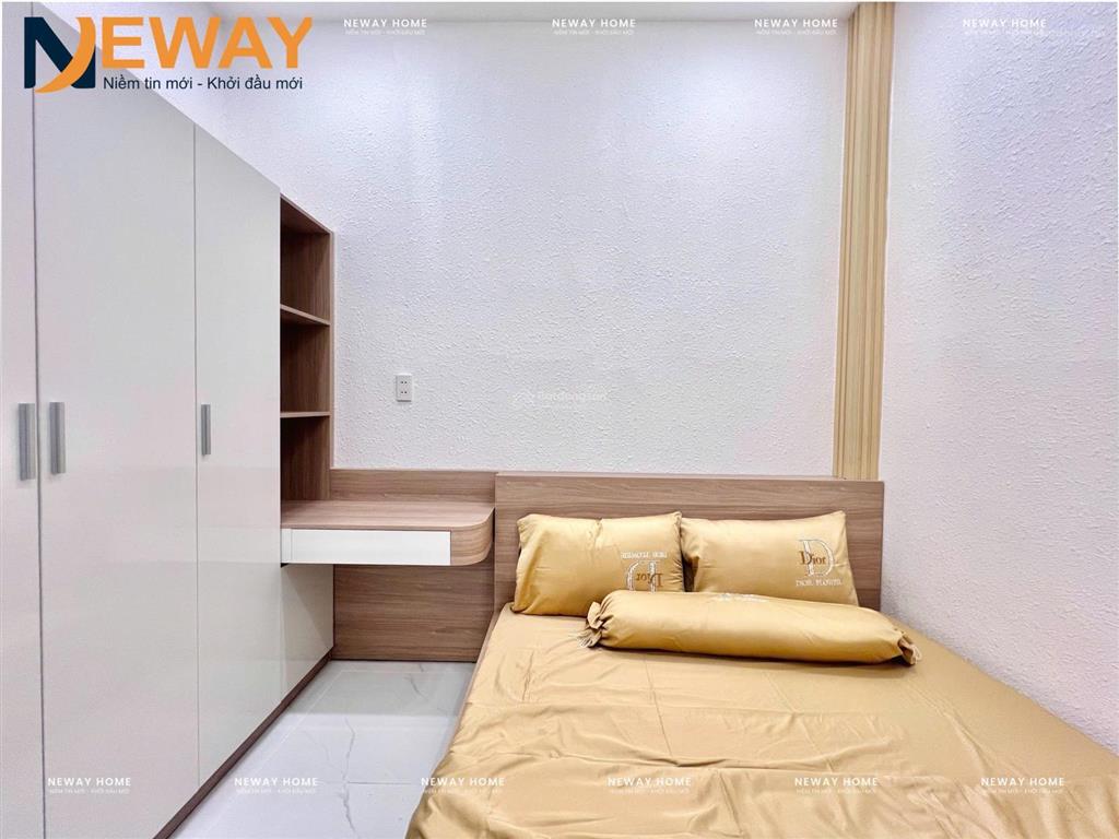 Khai trương căn hộ mini 1 phòng ngủ 1 phòng khách full nội thất máy giặt riêng ngay quang trung