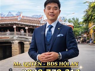 Bán đất hội an đường an dương vương cao ráo, thông thoáng và yên tĩnh, 100 m2, 3,15 tỷ