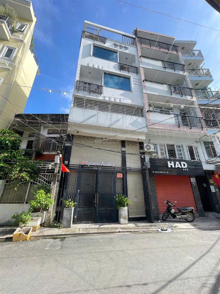 Bán nhà hẻm nhựa 10m đường cmt8 p11 quận 3 dt 5,4x10m kết cấu hầm 5 tầng giá 26 tỷ tl
