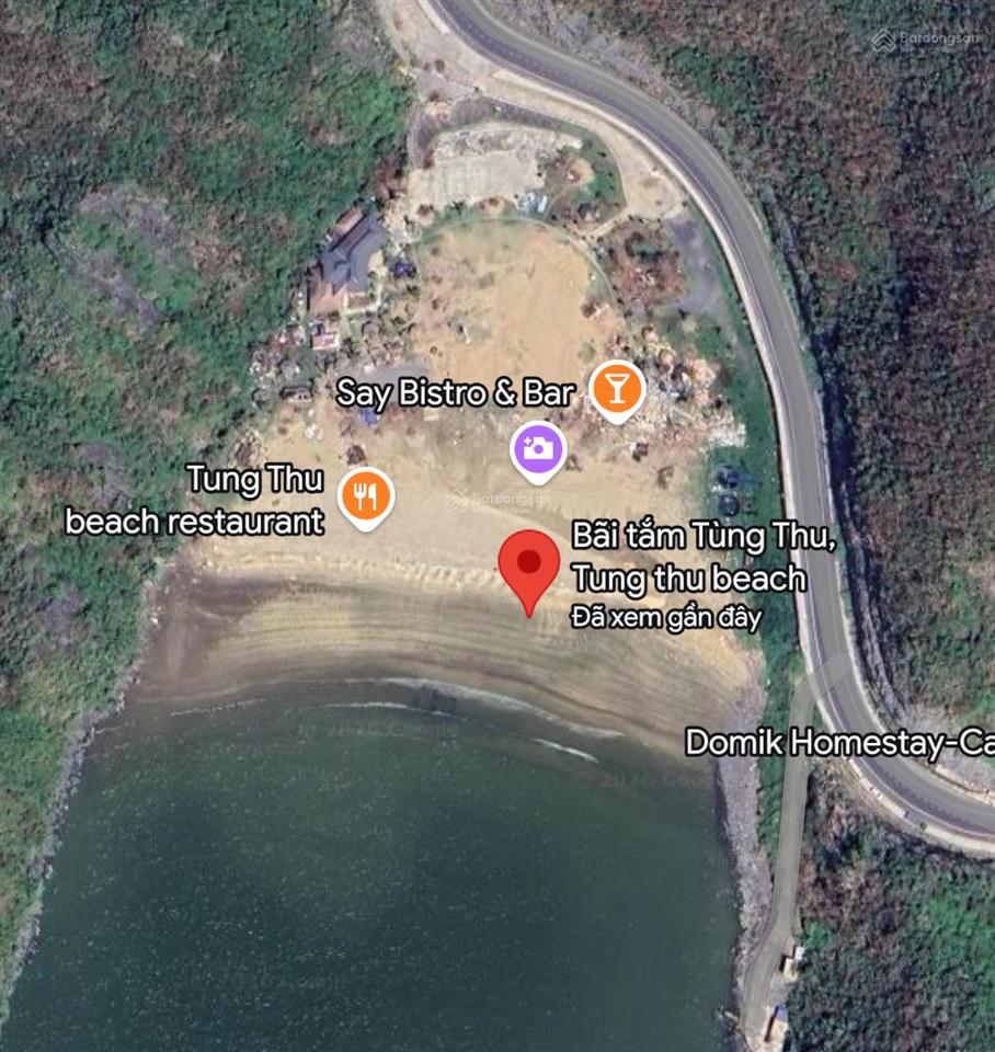 Bán đất mặt biển tùng thu cát bà, cạnh sun group, diện tích 8200m2, phù hợp làm khu resort cao cấp