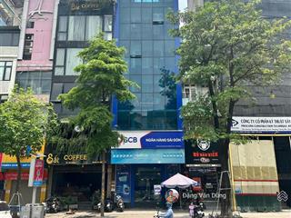Cho thuê nhà mới xây vị trí vàng mặt phố xã đàn 100m2x8 tầng, mt6,5m, có thang máy, hầm