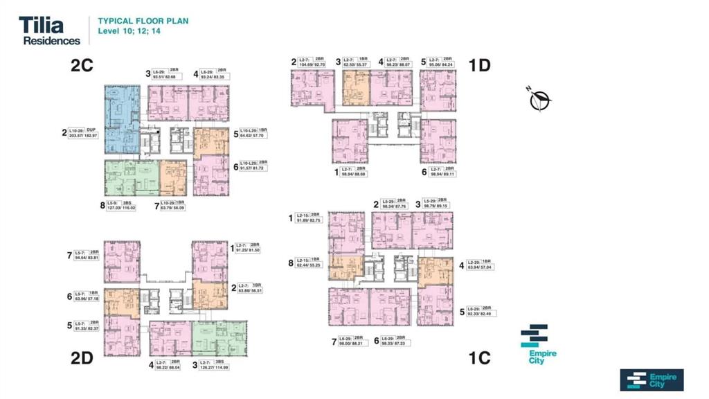 Bán căn hộ 1pn tilia residences view trực diện sông & quận 1 sẵn hợp đồng thuê cao