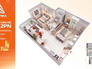 Duy nhất 01 căn 2pn 2wc | giá từ 2,555 tỷ