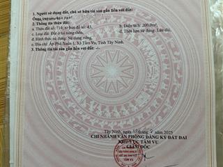 Đất thổ cư sát bên quốc lộ 50b. đường xe tải