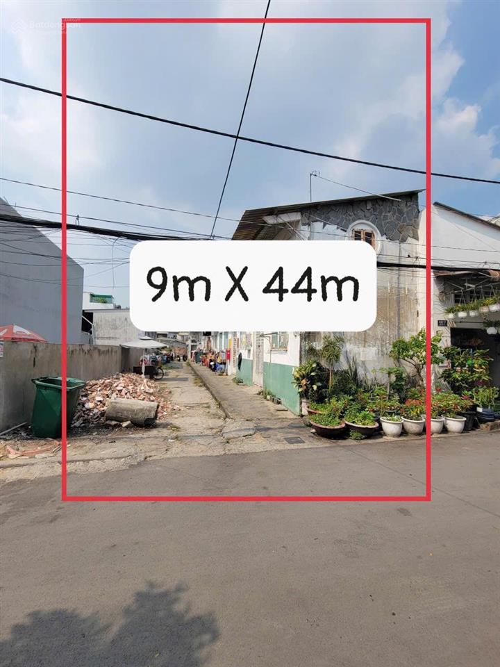 Ngộp  bán gấp lô đất hồ văn tư, gần ga metro, chợ tđ, 8,9 x 44m giá 20.45tỷ, xây chdv, ks, phân lô