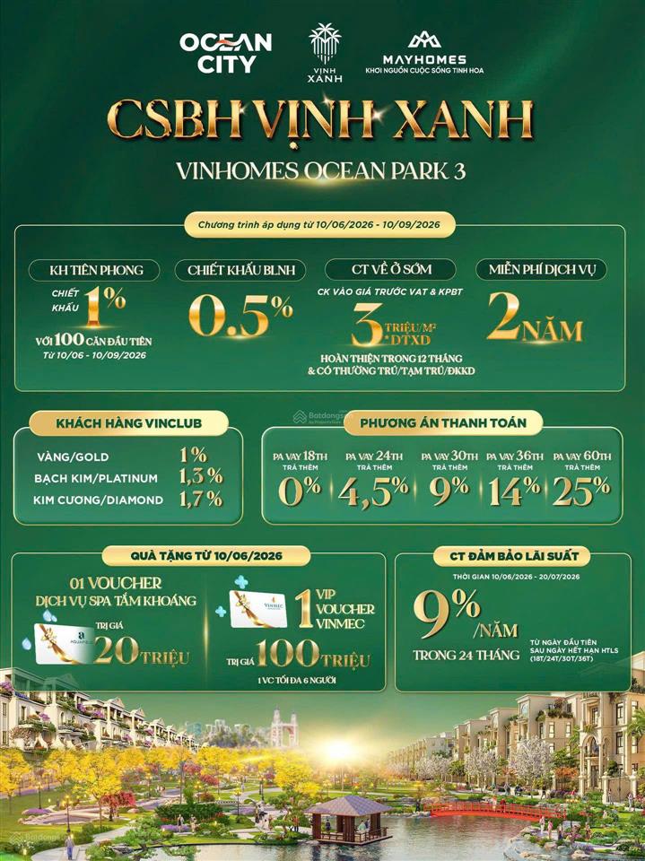 Biệt thự song lập  khu đóng vịnh xanh