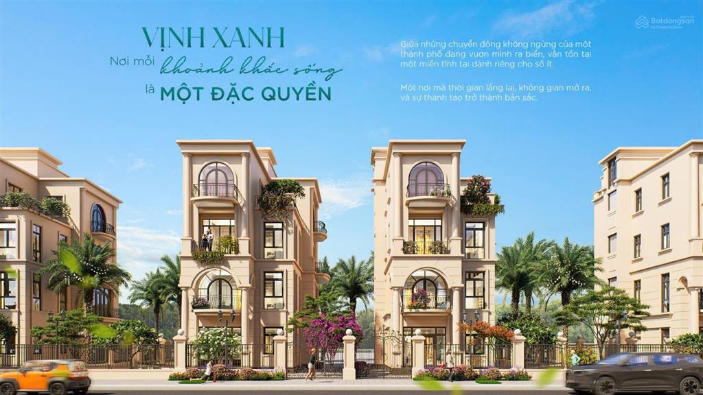 Biệt thự song lập  khu đóng vịnh xanh