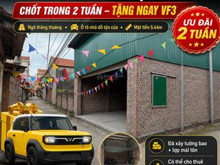 Chính chủ bán  siêu ưu đãi 2 tuần mua lô góc 49m tặng vinfast vf3 mới cho khách chốt sớm!