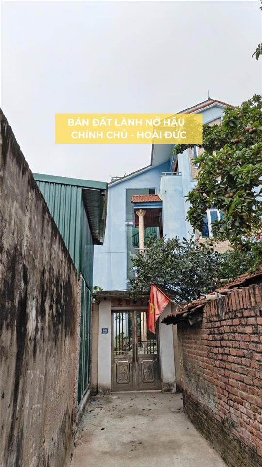 Chính chủ cắt lỗ 40m2 nở hậu  mua đất tặng ngay iphone 17 pro max  gần nam 32 công viên hoài đức
