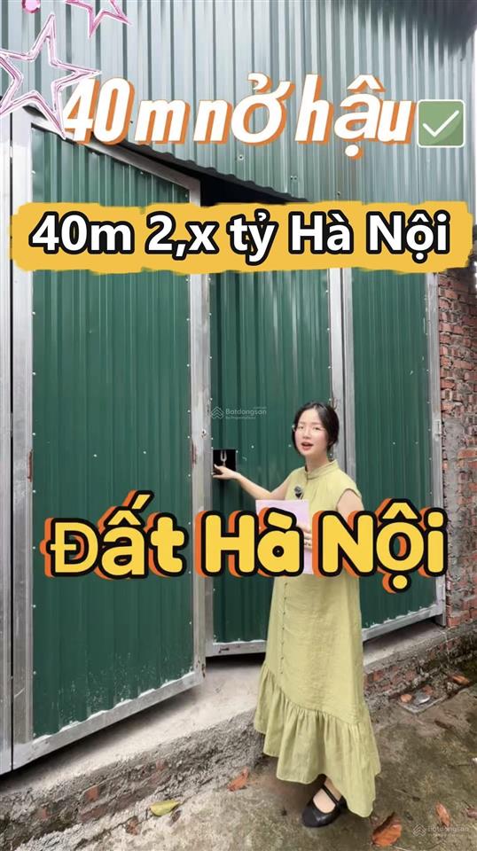 Đất 40m2 nở hậu cao hạ, hoài đức, cách chợ 80m, ngõ thông, sổ đỏ chính chủ sang tên 2,85 tỷ