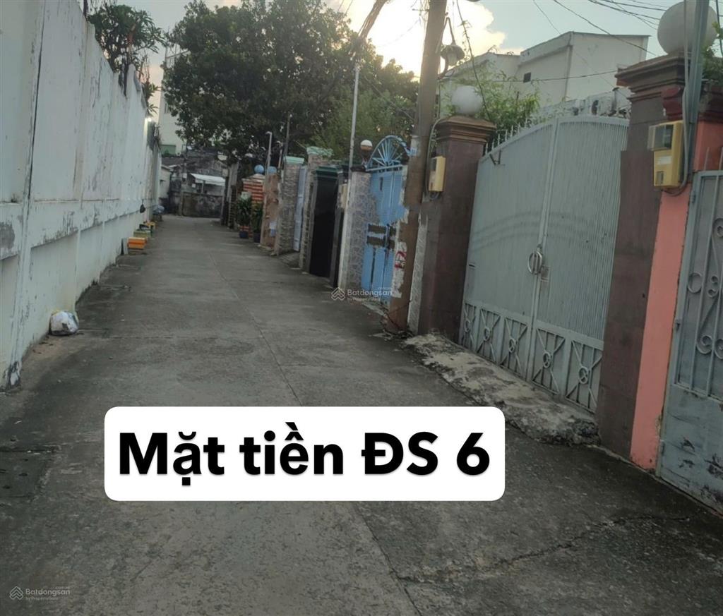 Đất mặt tiền đường số 6, trường thọ  dt 160m2  hxh  thích hợp xây dựng mới
