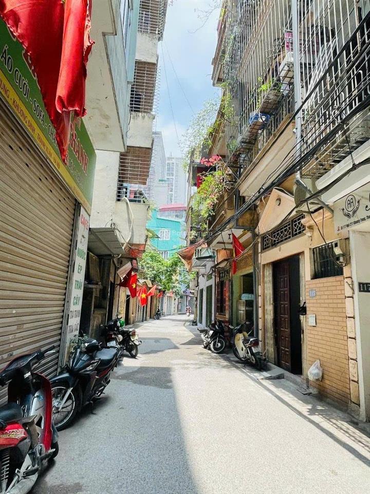 Mặt ngõ thông  kinh doanh  ô tô qua nhà, 50m2  5t  mt 4m, khương trung, 14.65 tỷ