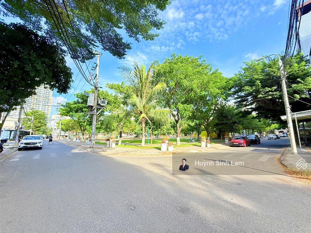 Giảm sâu! góc lê thước và phước trường 15 đối diện công viên hồ nghinh  107m2 ngang 7m  kẹp cống