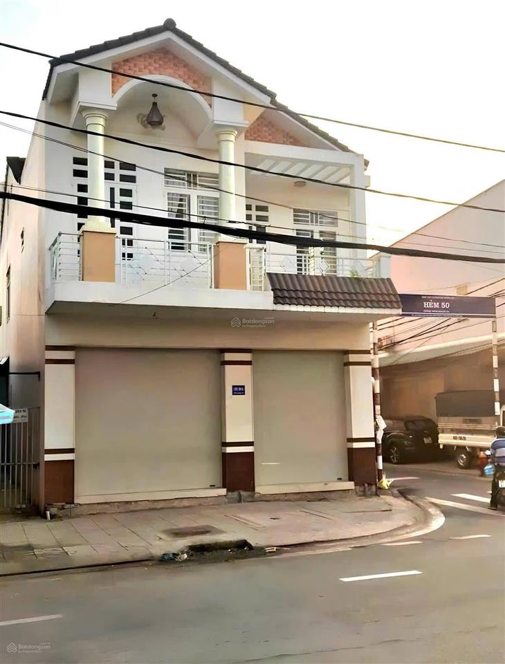 Cho thuê nhà trệt lầu  ngang 8m  góc 02 mặt tiền trần hoàng na, p. tân an, tp. cần thơ