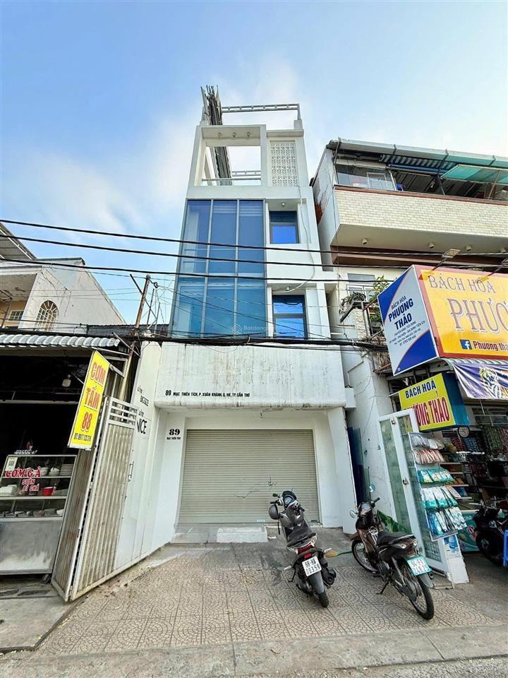 Cho thuê nhà trệt 02 lầu, sân thượng  mặt tiền mạc thiên tích, p. ninh kiều, tp. cần thơ