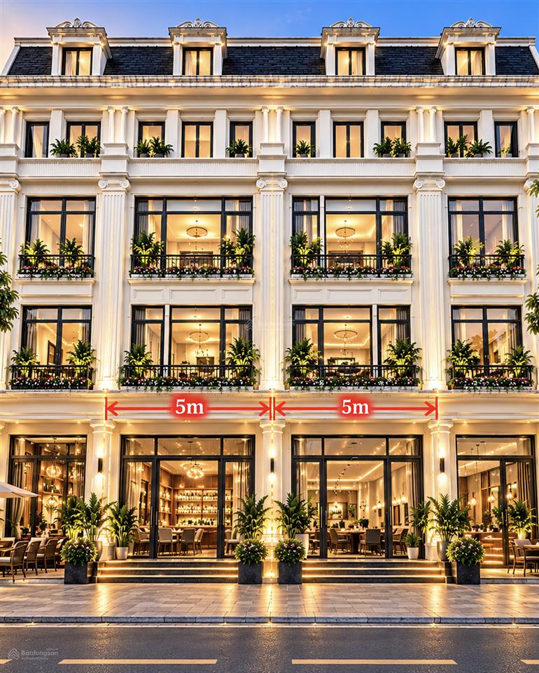 Chính chủ bán liền kề rộng 190m2, mt 10m, xây 5 tầng, giá 5x tỷ tại louis city hoàng mai 0987 765 ***