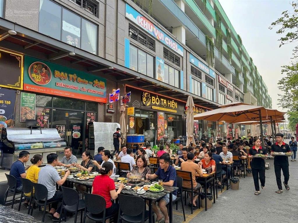 Quỹ 6 căn shophouse parking zone 4 cuối.thiên đường kinh doanh ẩm thực ~ mua là thắng,sẵn dòng tiền